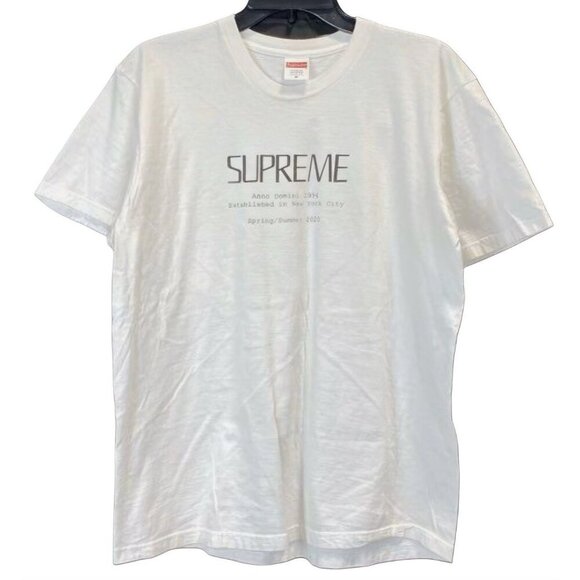 Supreme Anno Domini 1994 Tee - White - Size Medium NYC Spring/ Summer 2020 - Picture 1 of 4